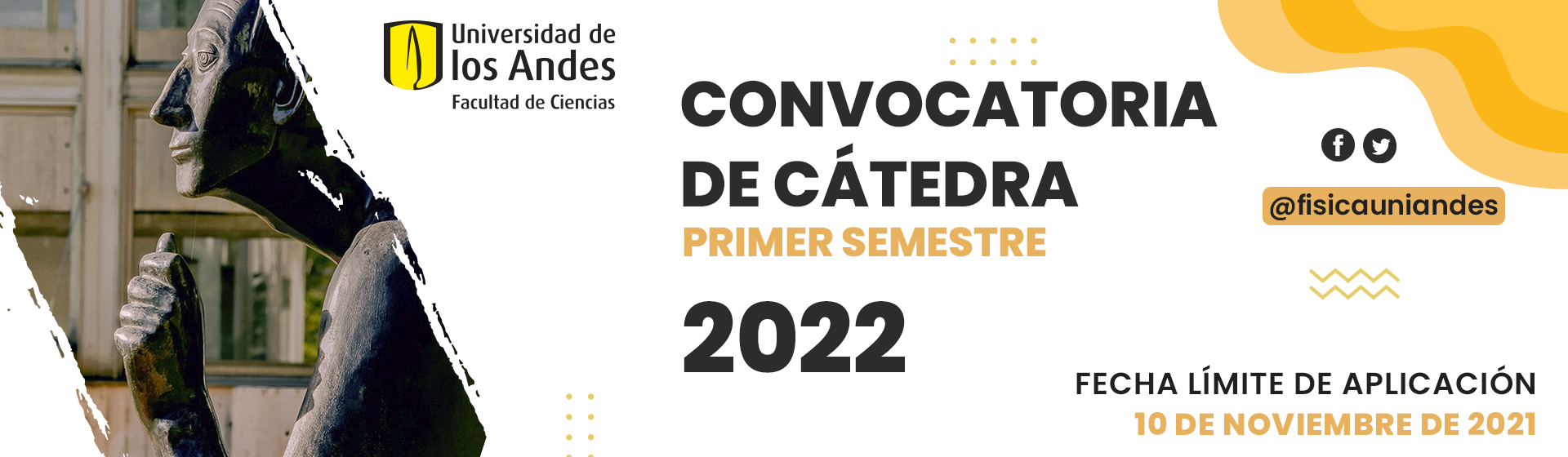Convocatoria Cátedra 2022-1
