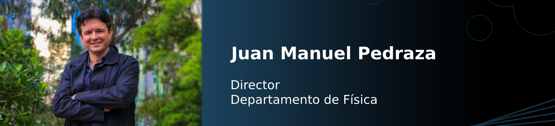 Director Departamento de Física | Juan Manuel Pedraza