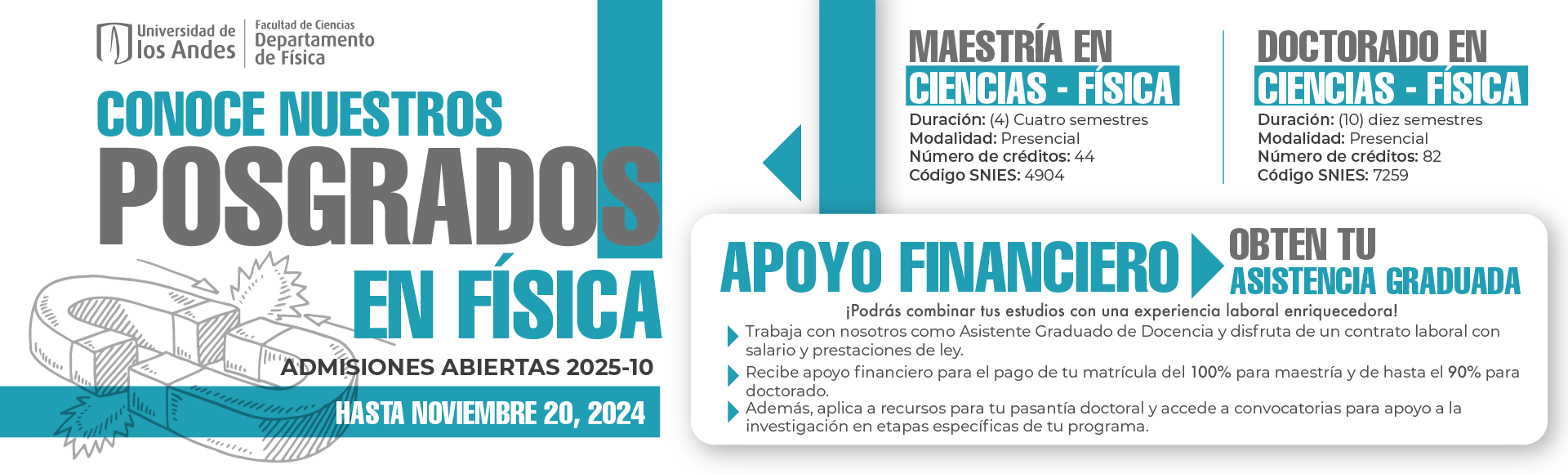 Admisiones posgrados en física 2025-I