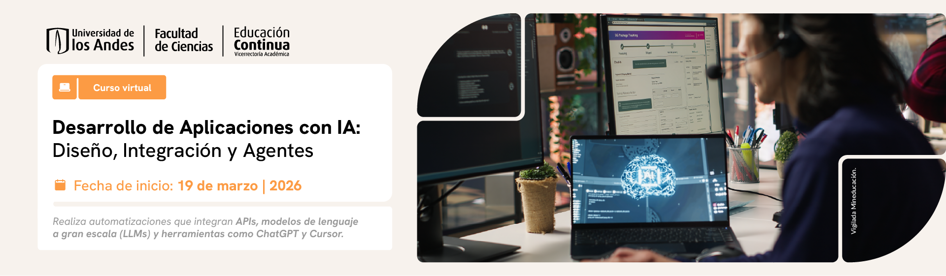 Desarrollo de aplicaciones con IA: Diseño, integración y agentes Desarrollo de aplicaciones con IA: Diseño, integración y agentes