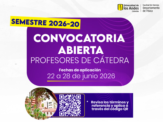 Convocatoria Profesores de Cátedra semestre 2026-2